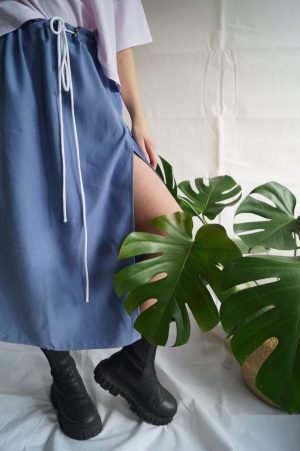 Deep Ocean Upcycled Skirt