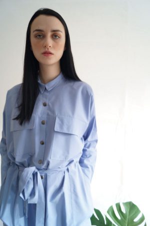 Iris Utility Upcycled Dress with Pockets