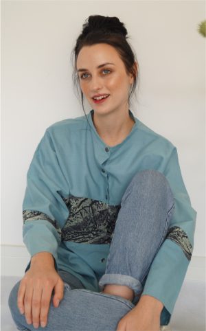 CLEAN WATER UPCYCLED SHIRT BY LACONIE BRAND