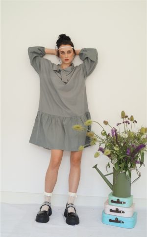 ECHEVERIA UPCYCLED DRESS BY LACONIE BRAND