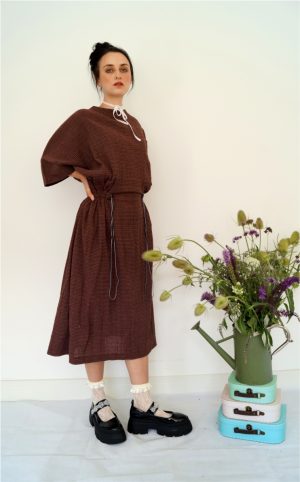 PEPPER UPCYCLED DRESS BY LACONIE BRAND