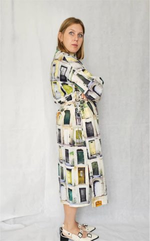 MCINTOSH DRESS- UPCYCLED MIDI DRESS